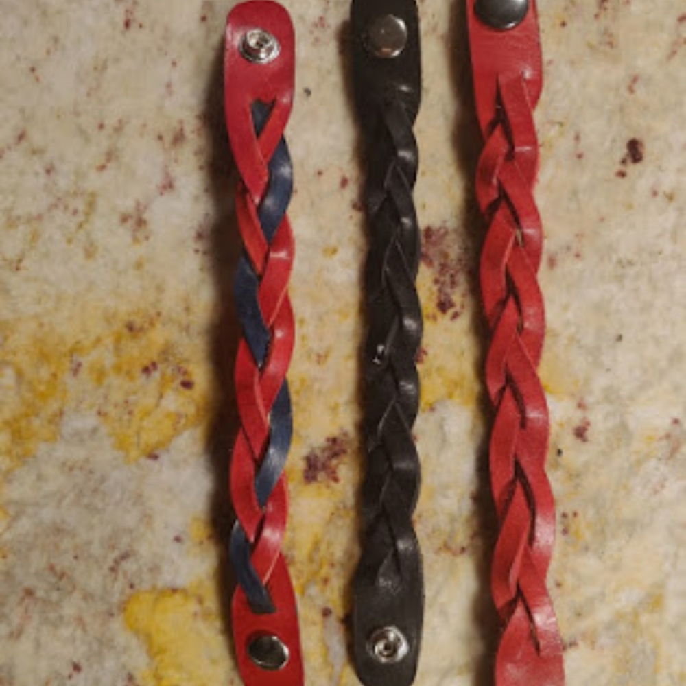 Handcrafted leather magic bracelets
